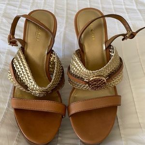 Coach wedge sandals